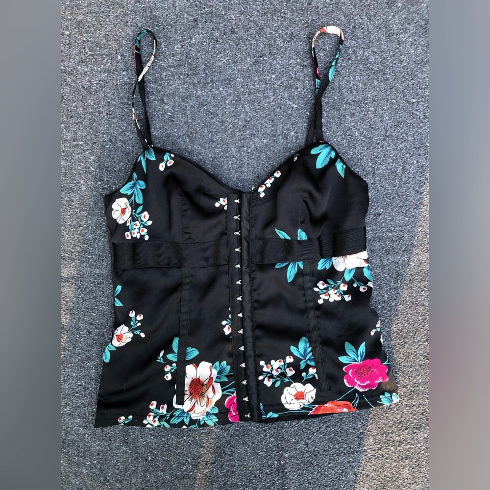 Womens XS Corset Style Tank Top